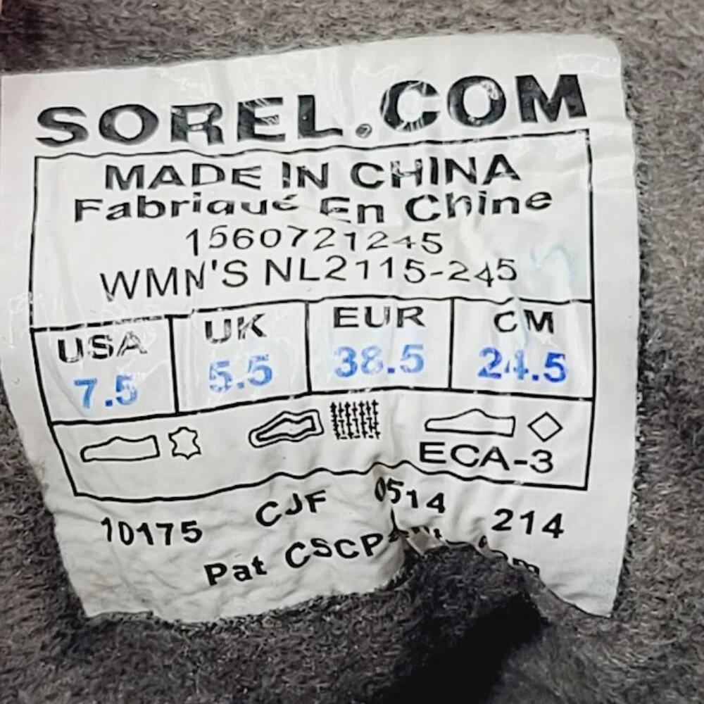 Sorel Women's Khaki Toronto Suede NL2115-245 Wedge‎ Ankle Bootie Size 7.5